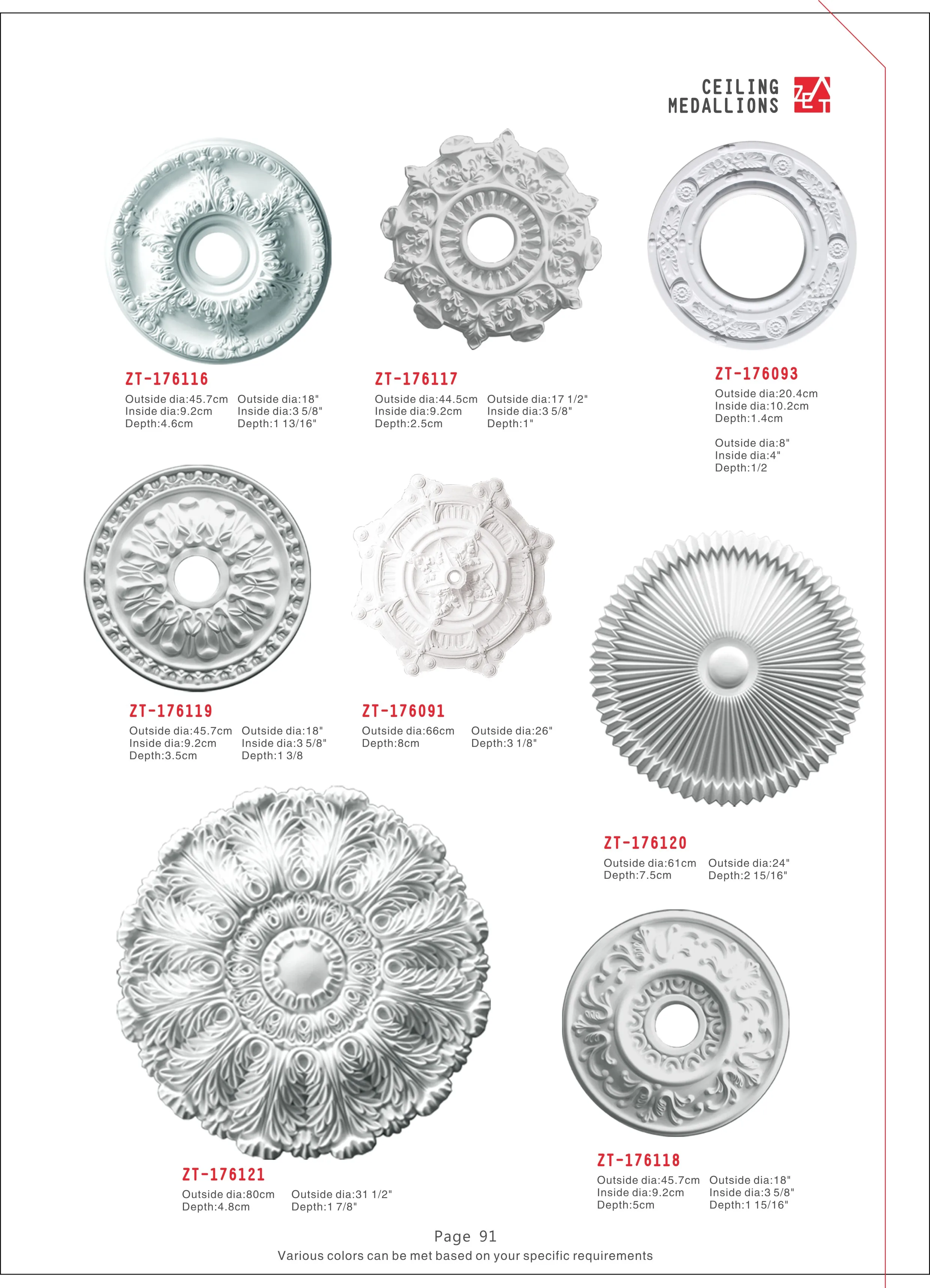 
Classic design decorative plaster ceiling domes gypsum moulding PU Ceiling Medallion 
