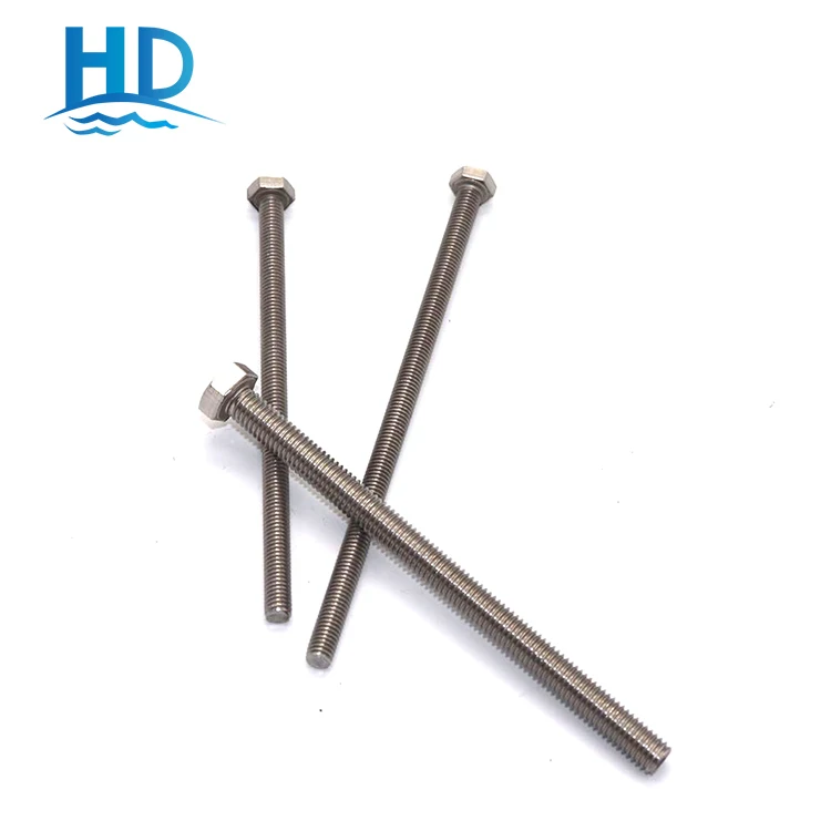 
Customizable 304 Stainless Steel M8 M10 Hex Head Bolt 