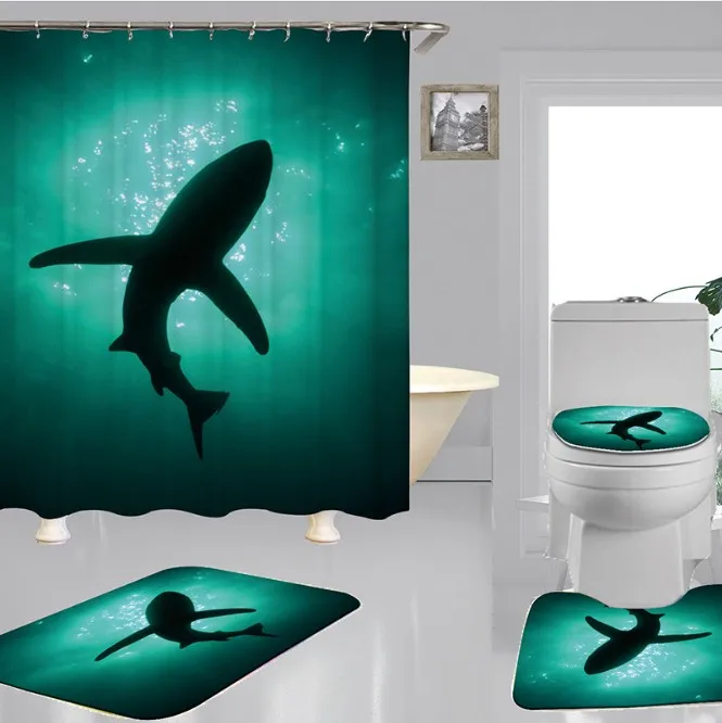 

Bathroom Bath Textile Fabric Polyester Shower Curtain, Customized color
