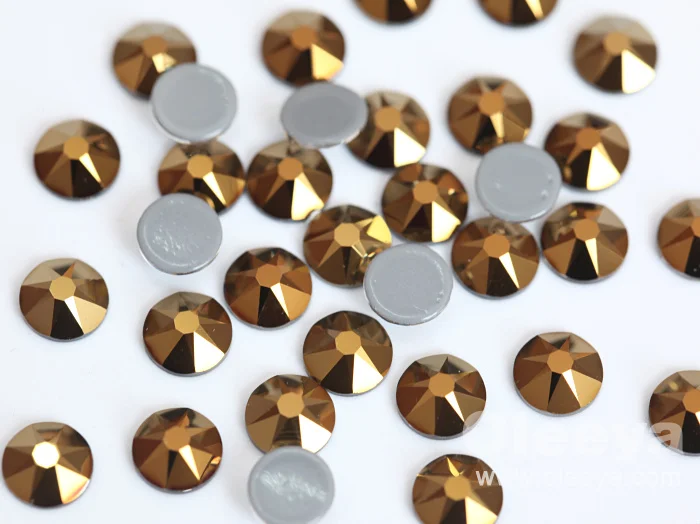 Hot Sale High Reflection and Strong Glue Glass Flat Back Hotfix Stone 2.5*5mm Rectangle Shaped Austria Fancy Hot Fix Rhinestone