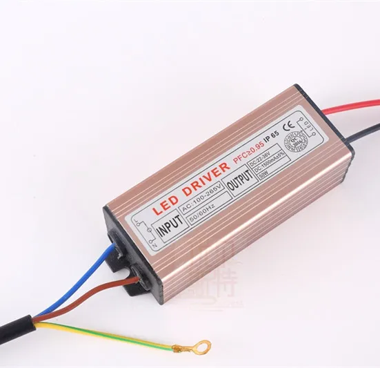 
Waterproof IP66 constant current 1200 1450mA 50w LED driver for flood light 