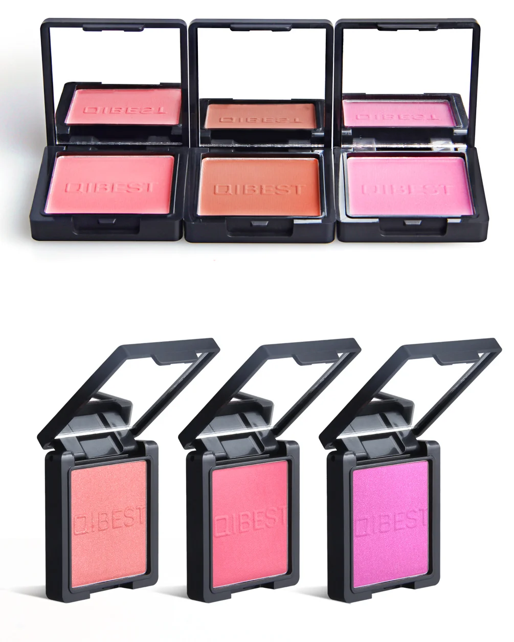 Oem Blush Make Up Face Compact Blush Powder Portable Powder 8 Colors