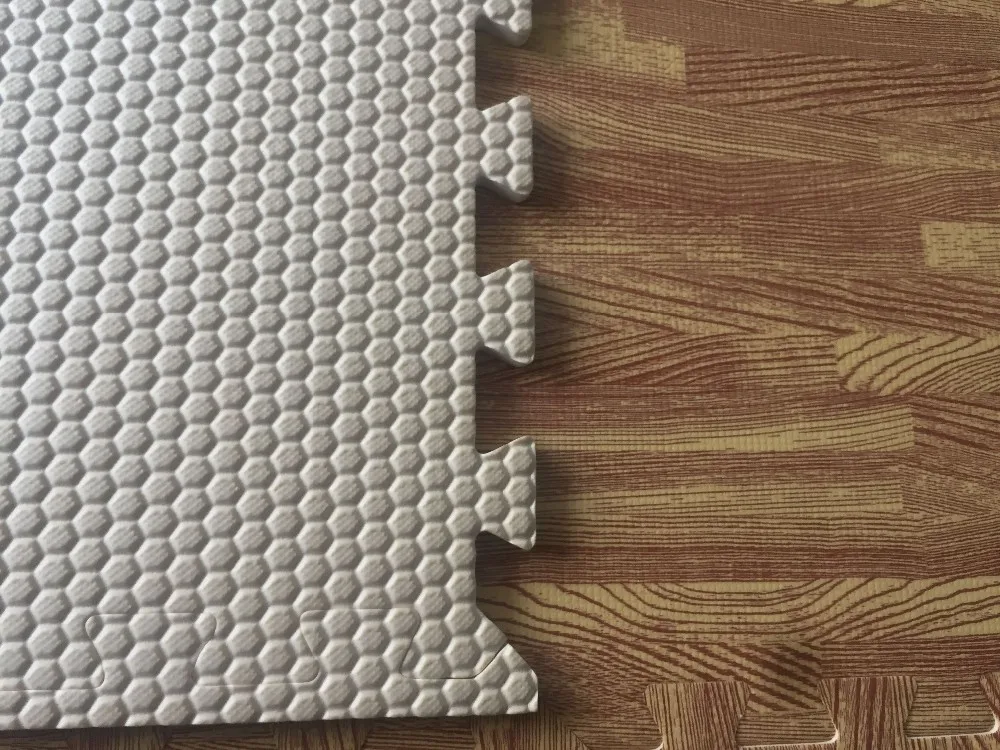 Eva Puzzle Mat 60x60cm Wood Grain Eva Foam Puzzle Mat Eva Foam Wood