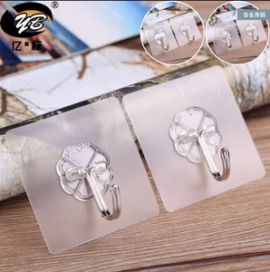 Image of Bearing 10KG Self Adhesive Hooks Sticky Hooks Firm hook Self Adhesive Hook