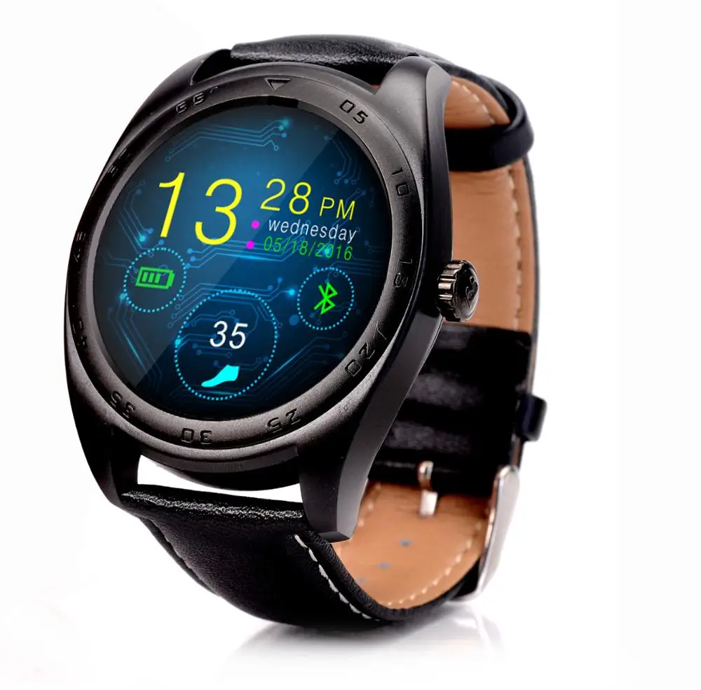 

Traditional Classic touch round screen smart watch K89, Jazz black;rose gold;silver