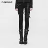 WK-327 Movie Woman Warrior Futuristic Punk pants Leather pocket Tight Trousers