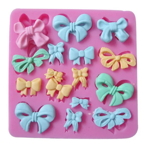 

Cake Mold multi Butterfly Bow Chocolate Candy Silicone Fondant Mold Mould cake Baking sugarcraft decoration