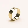 New design Glossy 925 silver 14k gold plated simple clear ring