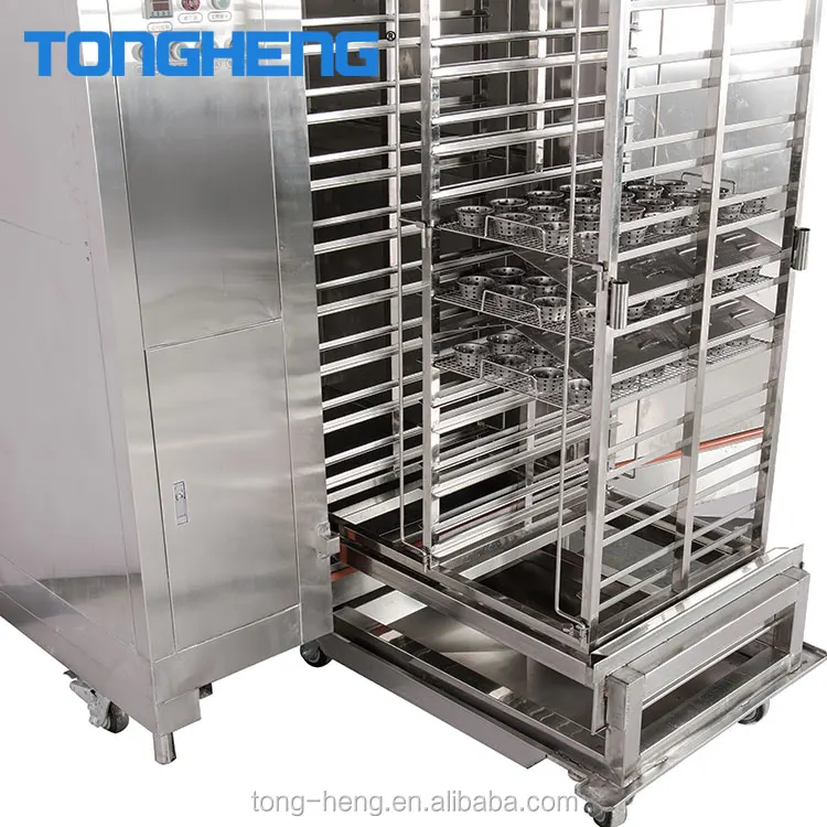 Commercial Kitchen Baking Equipment Stainless Steel Electric Single Door 20 Pan Cake Steamer