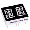 CA 0.54 inch 3, 2 digit led 14 segment display pure green led alphanumeric display