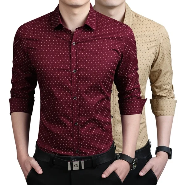 

coldker Cotton Hot Styles Spring Cotton Men's Shirts High Quality Plus Size m-xxxxxL Mens Casual Shirt