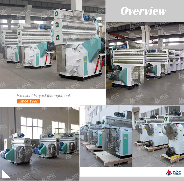 factory price 1-2t/h chicken feed pellet production plant