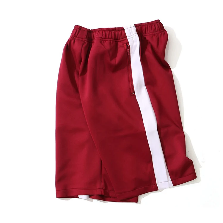 Wholesale Polyester Spandex Side Stripe Track Shorts Men Buy Track