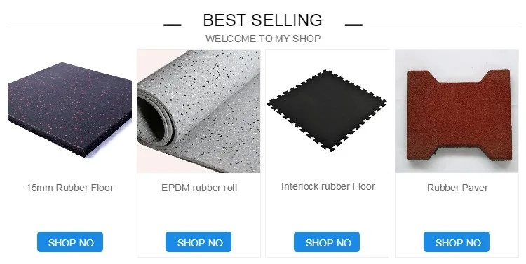 Most Popular Product Rubber Flooring Non Porous Rubber Matting Spliced