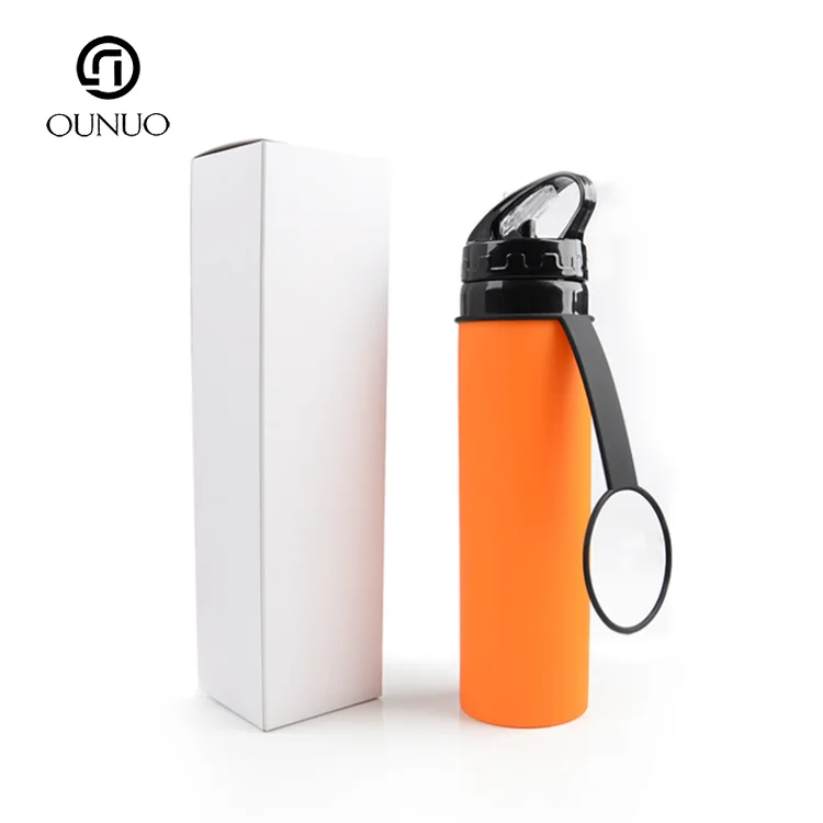 Collapsible Foldable Silicone drink Sport Water Bottle Camping Travel my plastic bicycle bottle