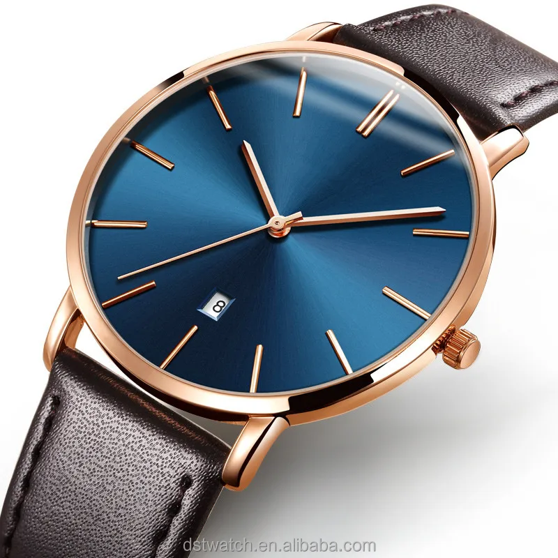 

Mens timepieces antique watches ronda movement sapphire crystal glass watch
