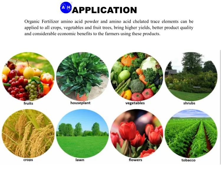minerals trace elements amino acid chelated foliar fertilizer