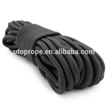 black nylon rope