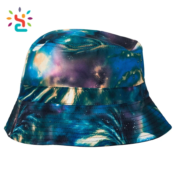 galaxy bucket hat with string