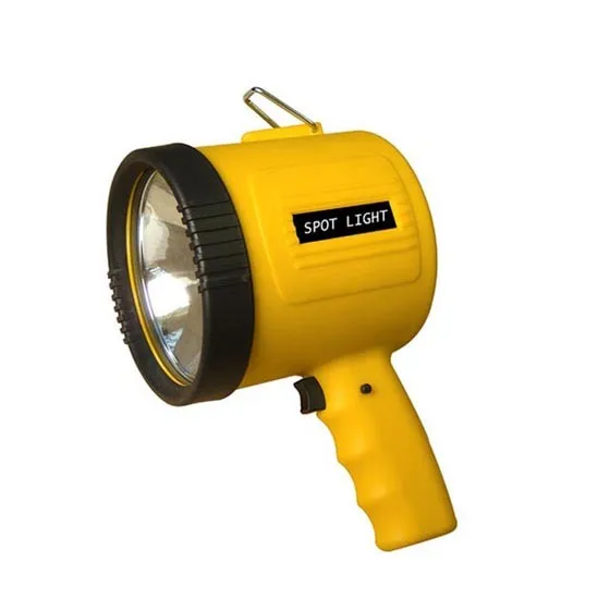 Rechargeable 1 Million Candle Power Spotlight With Builtin 12 Volt