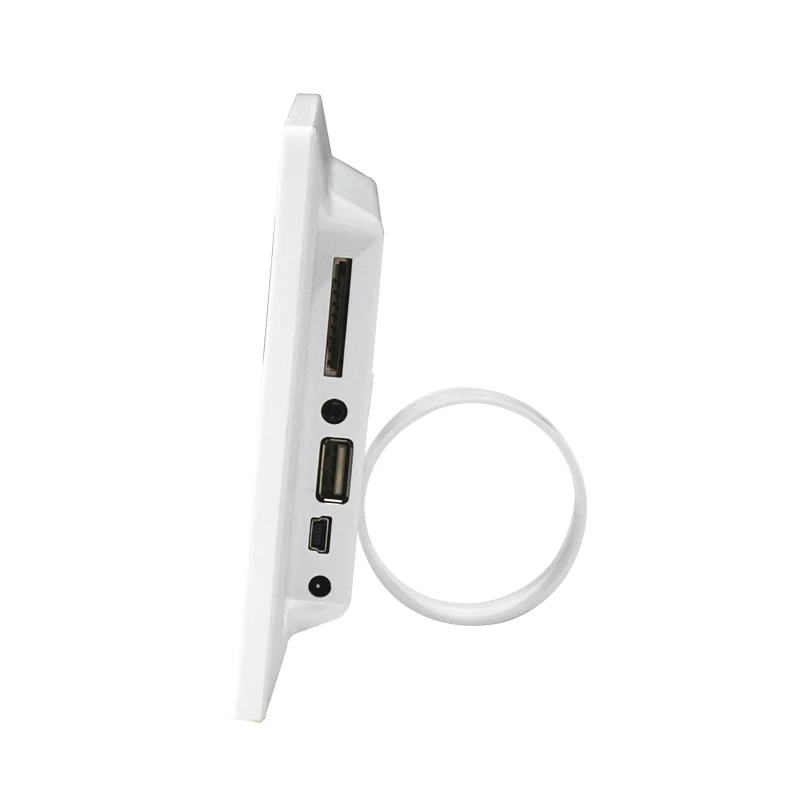 
White frame 7 inch 800*480 digital photo frame 