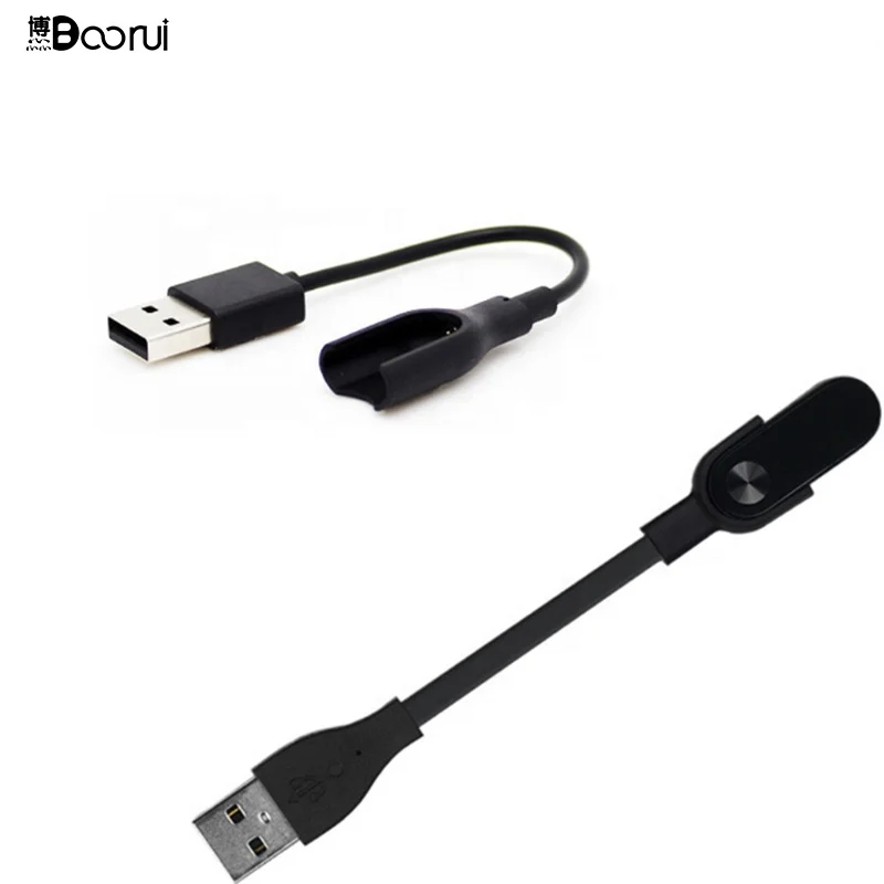 

BOORUI Miband 2 Charger USB Charging Line Cable Replacement Mi 2 Band Accessories for Xiaomi Mi 2 Smart Bracelets, Black