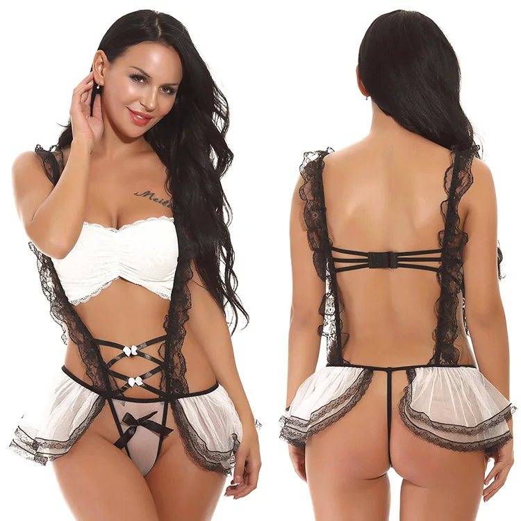 

Factory Price Wholesale High Quality Women Lingerie White Sexy Bralette Sets, N/a