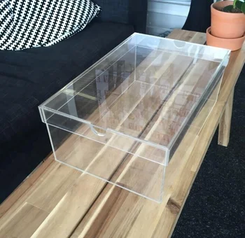 Custom Made Premium Clear Acrylic Shoe Boxes - Buy Custom Shoe Box