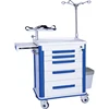 Commercial Furniture Luxury ABS Nursing Trolley Treatment Cart