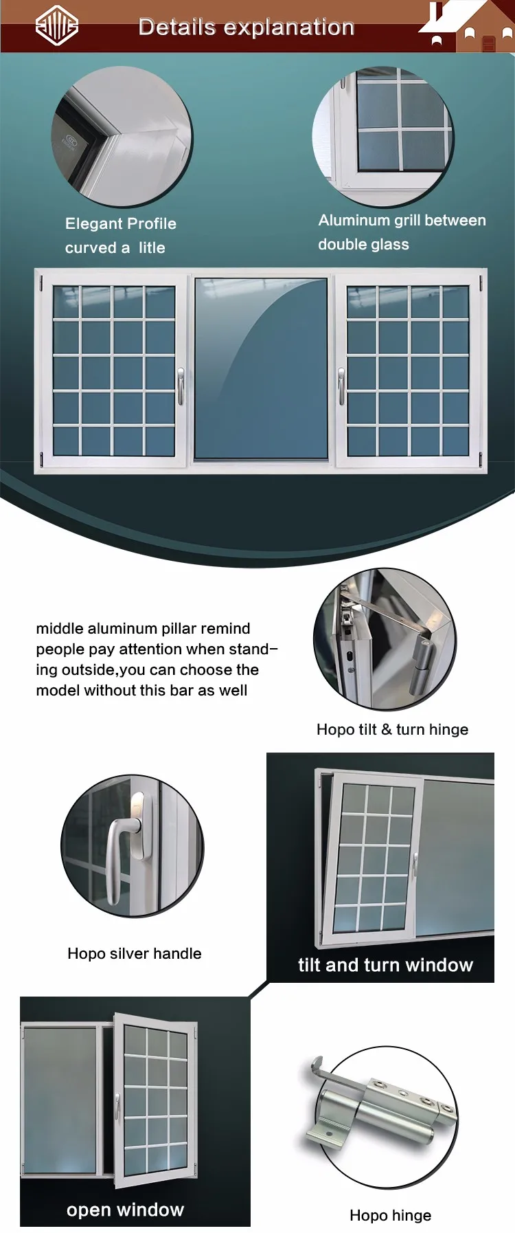 cheap house small windows for sale bathroom window aluminum frame glass window made in china
