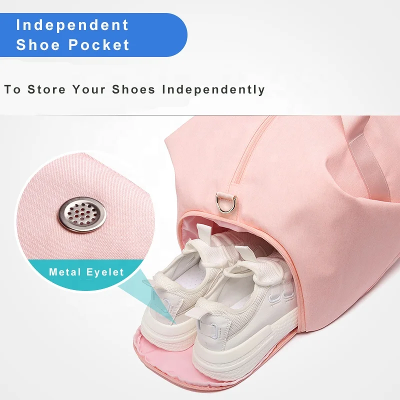 
Wholesale Duffle Gym Bag with Shoe Compartment Weekend Travel Bag Sport Bag Gym Custom Logo 