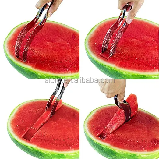 watermelon slicer and tongs