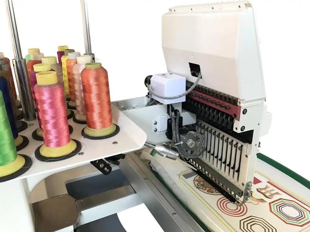 Galaxy High Speed Embroidery Machine Single Head Embroidery Machine ...