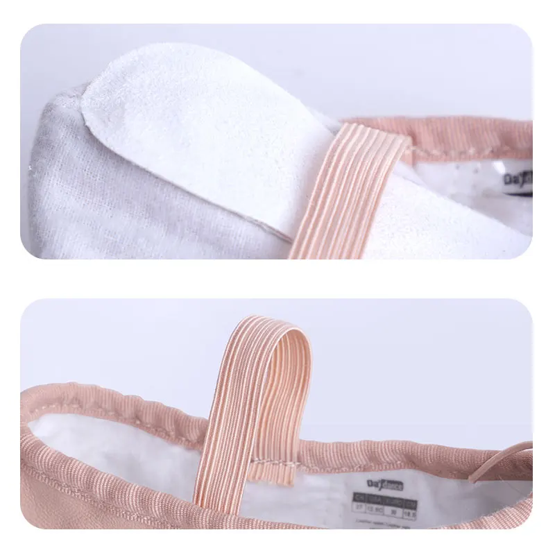 
Genuine Leather Ballet Shoes Sheepskin Dance Slippers 