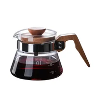 

Ecocoffee 600ML Heatproof Glass Coffee Server V60 Barista Tools Tea Pot Coffee maker machine