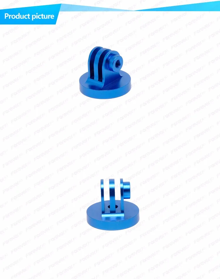 Hot New Products For 2016 CNC Machining Aluminum Alloy Camera Accessories Selfie Monopod Tripod Mount Adapter For Action Camera