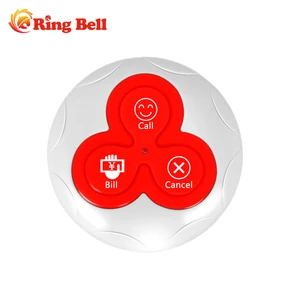 Restaurant Table Call System Three Key Button