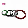 Manufacturer Colorful aluminum Circle Round Spring Clip fashion Carabiner