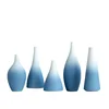 Cheap factory Small Ceramic vases set of three furnishing home flower decoration handicrafts European white vase