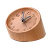 Custom Design Latest Design Battery Wooden Table Clock