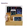 Multi Function 3 in 1 Wood Stand Holder Display Stand Charging Station for Tablet /Phone /Smart watch