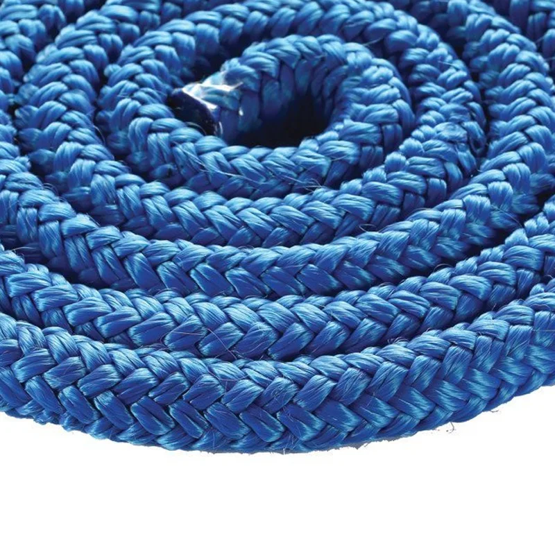 custom 3/8 inch 15 feet strong braided nylon dock line for yacht