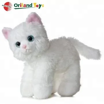 stuffed cat that looks real