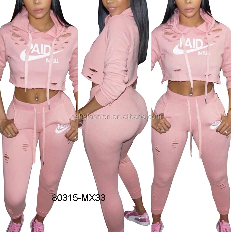 

80315-MX33 Wholesale two pieces 3 colors sexy long sleeve sport women jumpsuit