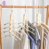 New design magic hangers plastic magic folding cloth hanger