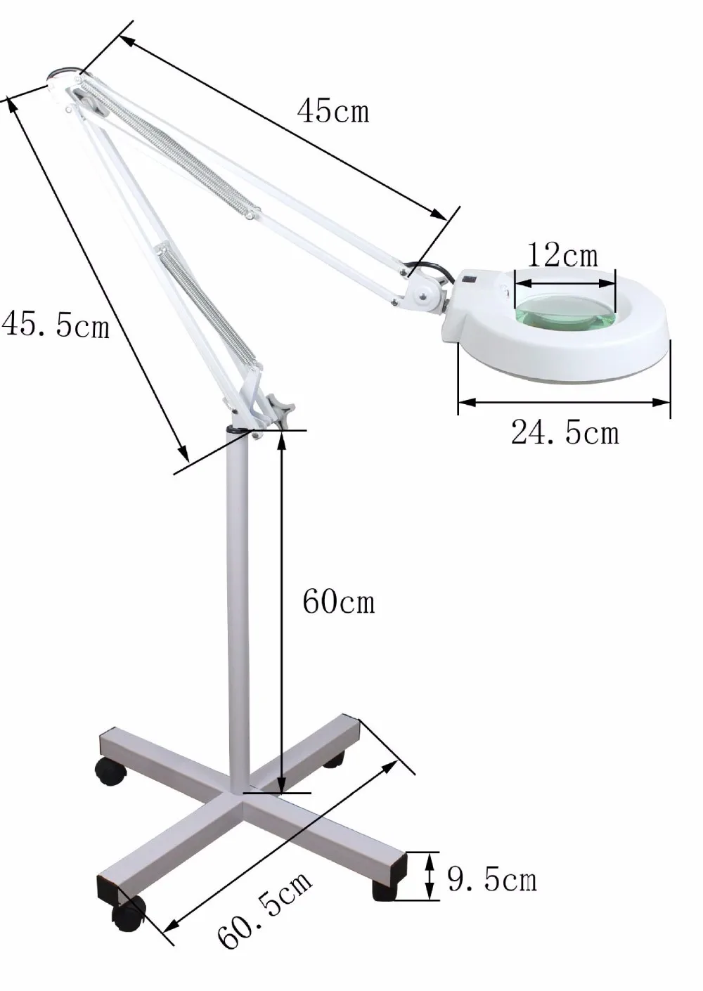3x/5x/8x/10x/15x/20x Diopter Dental Dermatologist Table Magnifying