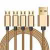 High Quality Range Stainless Steel Micro Usb Data Charging Cable 1M 2M for Android