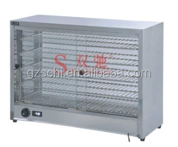 Stainless Steel Food Heating Show Case/Warming Display Showcase