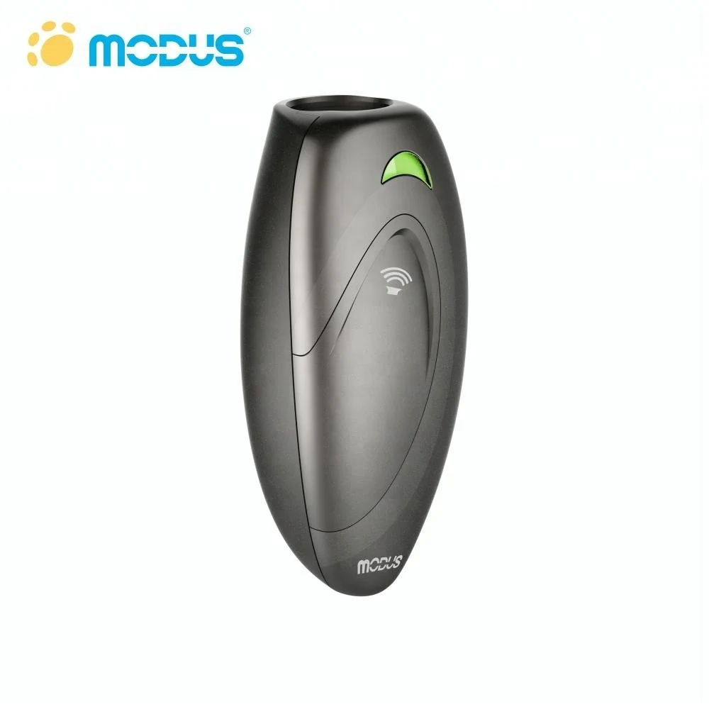 

Convenient Handheld Ultrasonic Bark Control Device, Grey and gold
