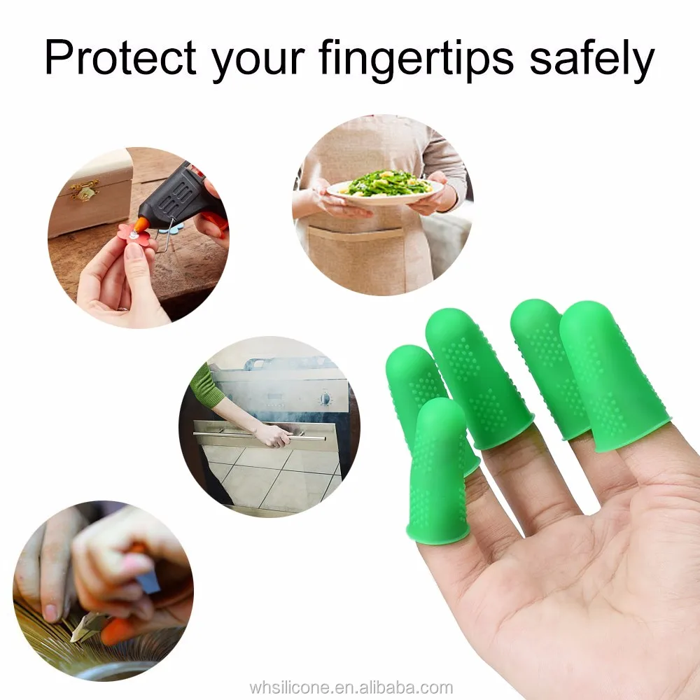 Wholesale Silicone Finger Protectors Rubber Finger Guards Nonstick